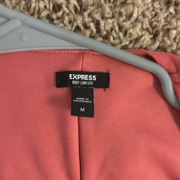 Express Salmon Long Sleeve Top - Picture 2 of 5